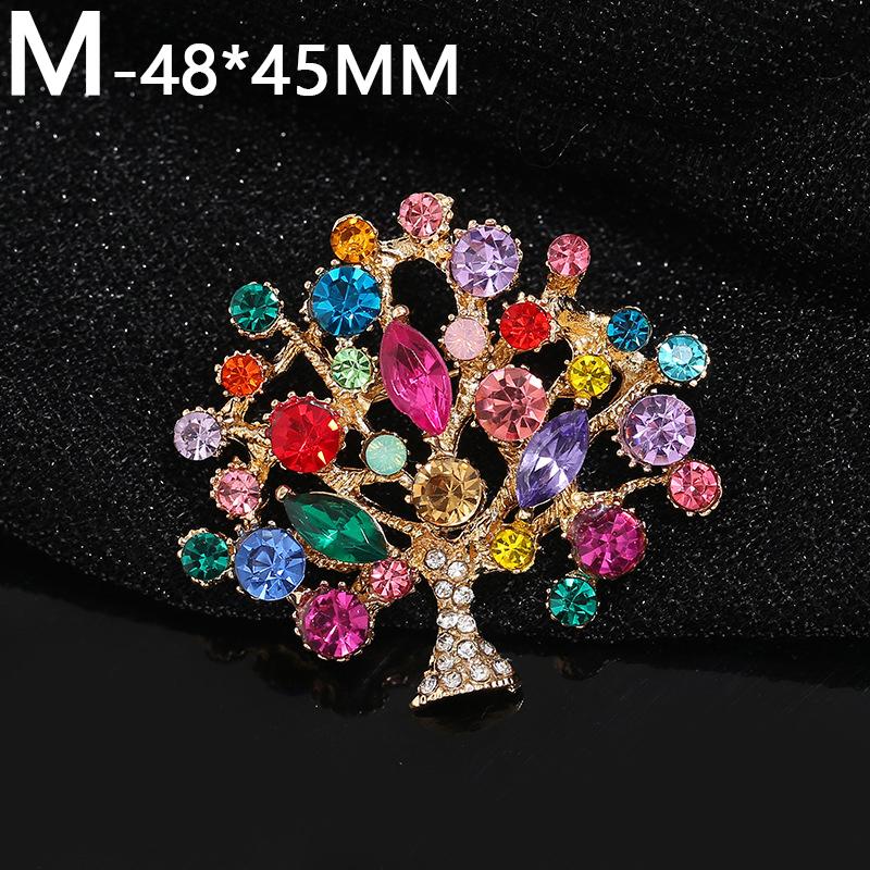 1PC Crystal Deer Women's Christmas Brooch Brooch Pins Jewelry Decoration Wedding Accessories