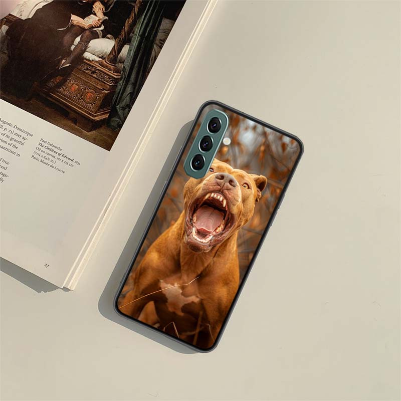 Питбуль Прекрасная домашняя собака Питбуль Чехол для телефона для Samsung A54 A14 A24 A34 A17 A37 A57 A55 A35 A25 A15 A07 A05S A04S A12 A22 A32 A52