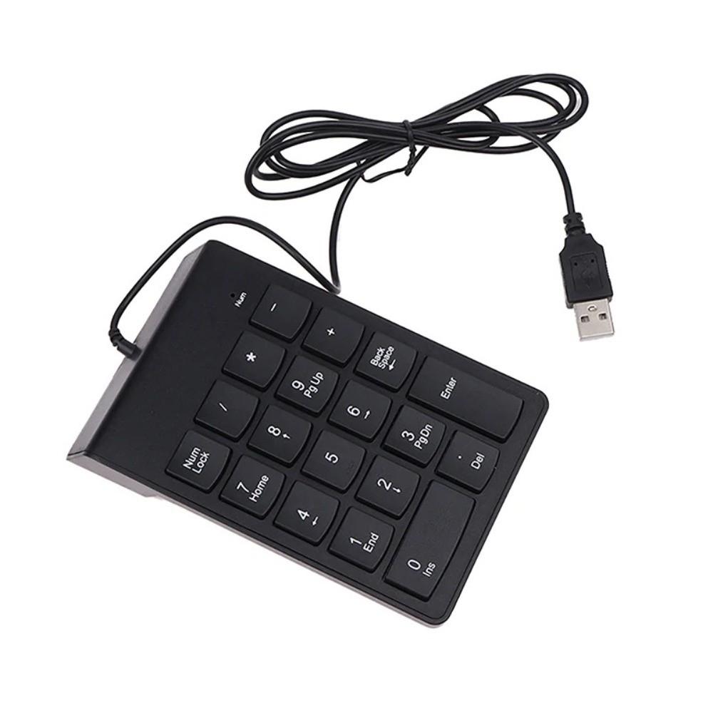 Портативная USB цифровая клавиатура Эргономичная клавиатура для ноутбука Ультратонкая клавиатура 18 клавиш Банковские финансы
