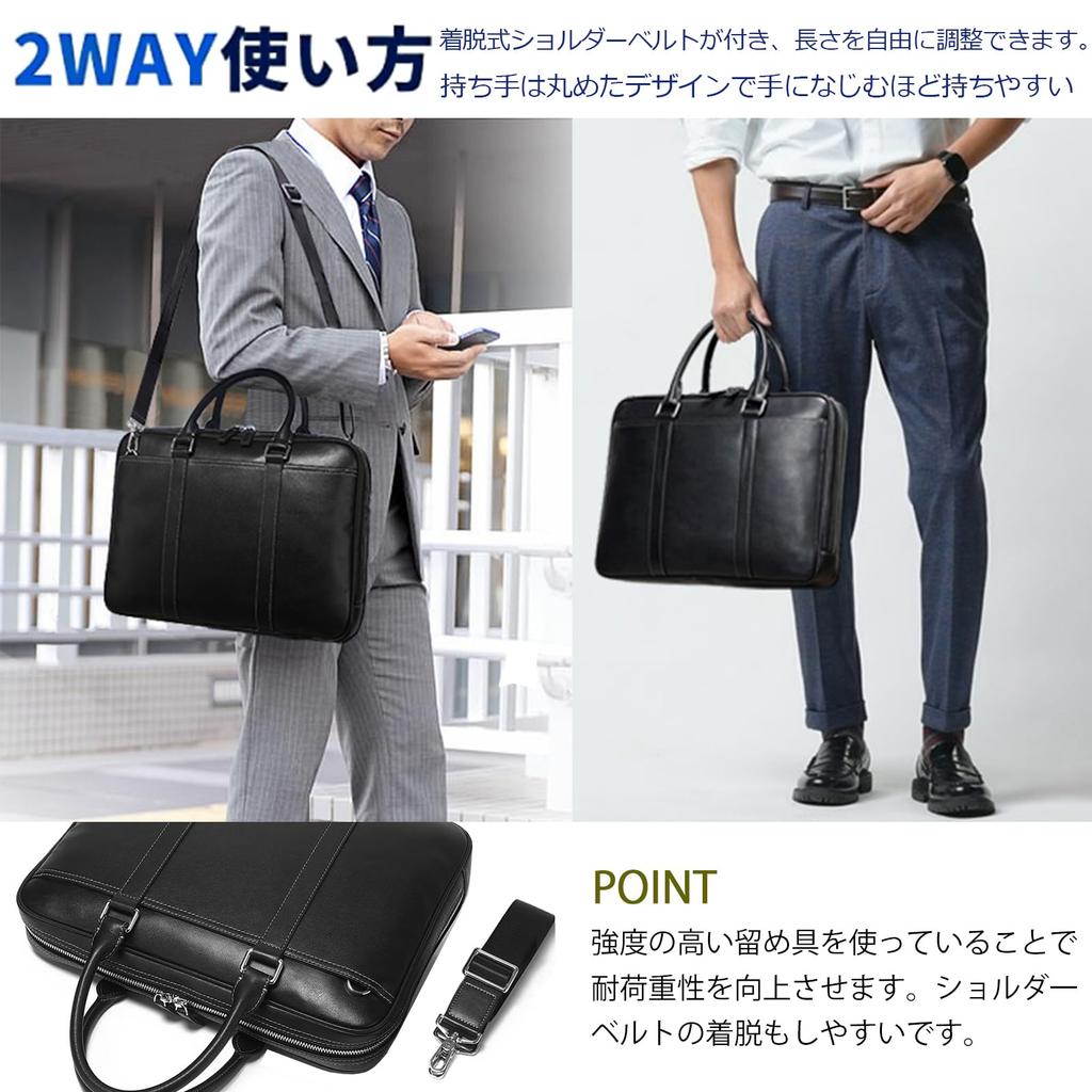 Мужская деловая сумка Achiyu из натуральной кожи, самоподдерживающаяся, 2-сторонняя, формата A4, большой вместимости, кожаный портфель, идеально подходит для поиска работы, деловых поездок,