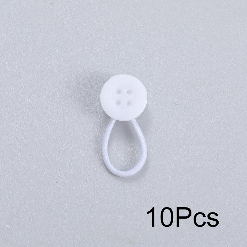 10Pcs Tie Expanders Lengthen Buckle Shirts Accessories No Sewing Flexible Reusable With Elastic Pant-Waist Stretch Cuff Extenders