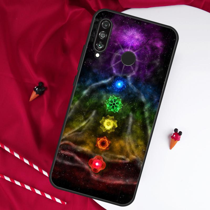 The Mandala Chakra Insist Yoga For Huawei Nova 7i 8i 11i 12i 12s 10 9 SE Y90 Y60 Y70 Y72 Y61 Y91 P60 Pro P30 P40 Lite Case