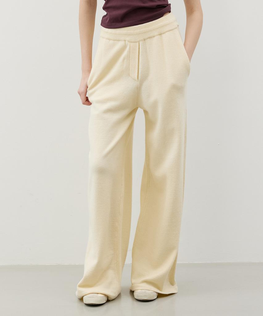 CITYBREEZE 2Way Knit Pants_Ivory