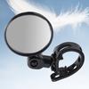 Зеркало заднего вида на руле велосипеда Широкоугольное универсальное простое в установке регулируемое выпуклое зеркало на руле Зеркало для велосипеда