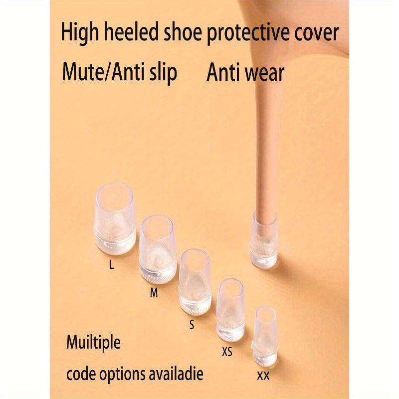1 пара протекторов для высоких каблуков, сменные набойки для шпилек, тихие полоски против шума, износостойкая накладка для ремонта каблука, защита подошвы