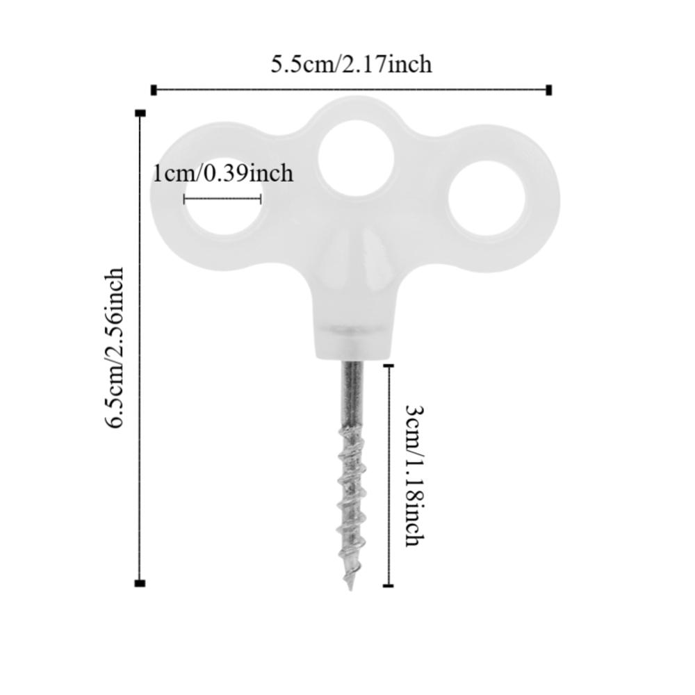 10 Pcs Glowing Tent Pegs Stainless Steel Screw Pegs Durable Ground Pegs Hiking