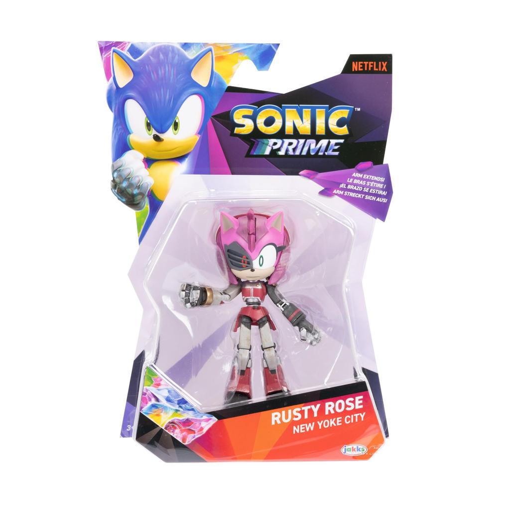 Sonic Prime шарнирная фигурка Расти Роуз Йорк Сити 5 дюймов -