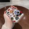 Subculture niche retro heart devil's eye iPhone17promax mobile phone case TPU transparent protective case