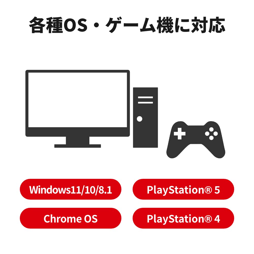 Беспроводная компактная клавиатура Buffalo 2,4 ГГц, совместимая с PCWindowsMac, для удаленной работы и домашнего использования, черная, BSKBW335BK