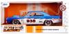 Kyosho JADA TOYS 1970 Plymouth Road Runner Finished Model JADA35030 1/24 #938 Blue/White