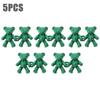 5 Pair Bear Shape Adjustable Jeans Button No-Sew Extenders Replacement Jeans Button Pins Removable Waistband Cinching
