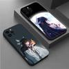 G-Genshin Impact Колумбина Чехол для телефона Для iPhone 17,16,15,14,13,12,11 Plus,Pro Max,XS,X,XR,SE,Mini,8,7, Мягкий силиконовый Черный чехол
