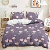 Cute Sheep Duvet Cover Set Twin King Cartoon Animal Bedding Set Polyester Rainbow Moon Comforter Cover For Kids Girl Kawaii Room