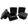 Internal cap for profile post roof 25x25 10 PCS BLACK