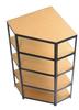 Metal Corner Shelving 180*90*90*40, Galvanized - Tg-Reg 5456