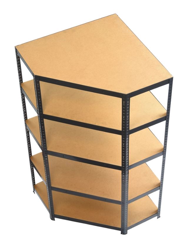 Metal Corner Shelving 180*90*90*40, Galvanized - Tg-Reg 5456