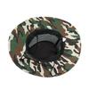 Outdoor Fishing Breathable Mesh Camouflage Hiking Cap Sun Protection Bucket Hat Sun Visor Hat
