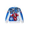 Jordan X Mitchell & Ness Co-Branded Sublimated Printed Приталенная куртка Унисекс Куртка Белая CW0884-100