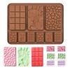 Силиконовая форма для шоколадных батончиков Разъемные формы для вафельных батончиков Формы для домашних протеиновых и энергетических батончиков Формы для выпечки Формы для расплавления воска