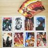 54 шт. карты аниме Demon Slayer Kimetsu no Yaiba неограниченный поезд косплей настольные игры карты в твердом переплете покер игрушка в подарок с коробкой