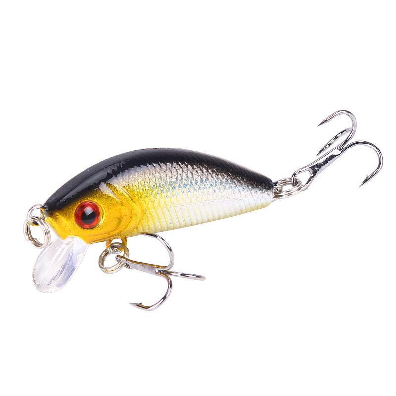 5cm/4.2g Minnow Rock Simulation Hard Bait - Ideal for Sea and Freshwater Fishing.