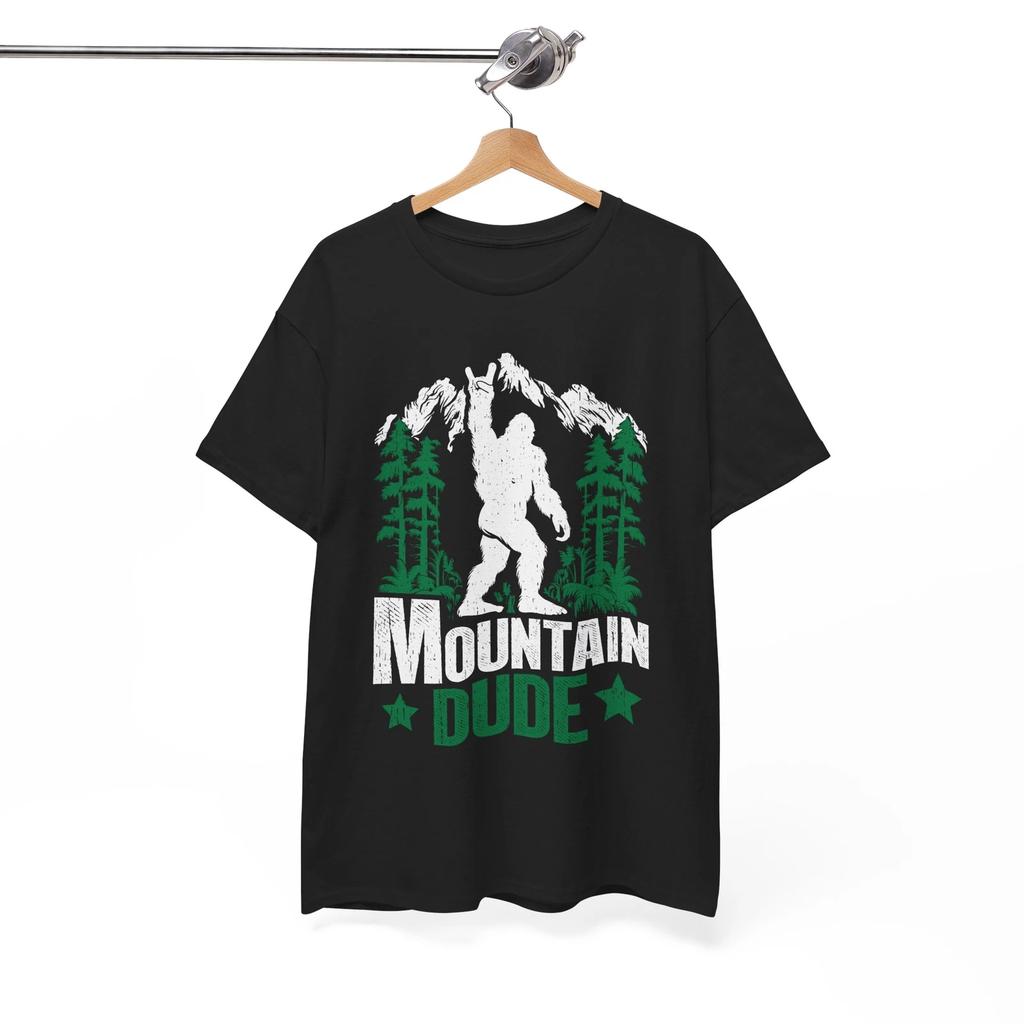 Conquer the Mountains T-Shirt | Hiking Nature Tee | Outdoor Explorer Bigfoot