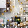 Fashion Home Decoration Crystal Bead Curtain Partition Door Curtain Panel Room Spangle Door