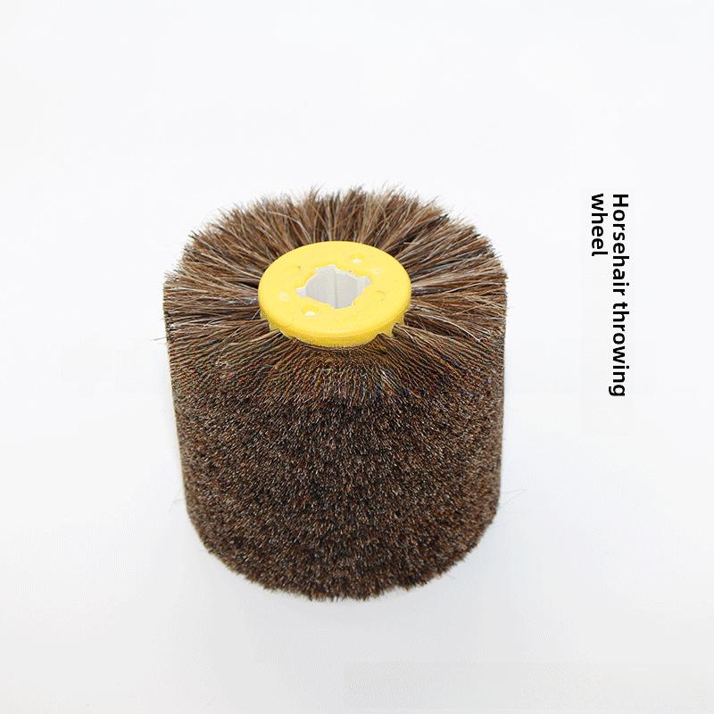 Трансграничная абразивная проволочная щетка из сизаля и конского волоса для полировки древесины и удаления заусенцев