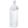 HARIO Kirk Bottle 1200ml White Resin Vertical and Horizontal Pitcher with Tea Strainer Made In Japan KAB-120-W