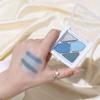Portable Reverse World Four-color Eyeshadow Palette Spice Girl Pink Summer Blue Green Pocket Eyeshadow blue