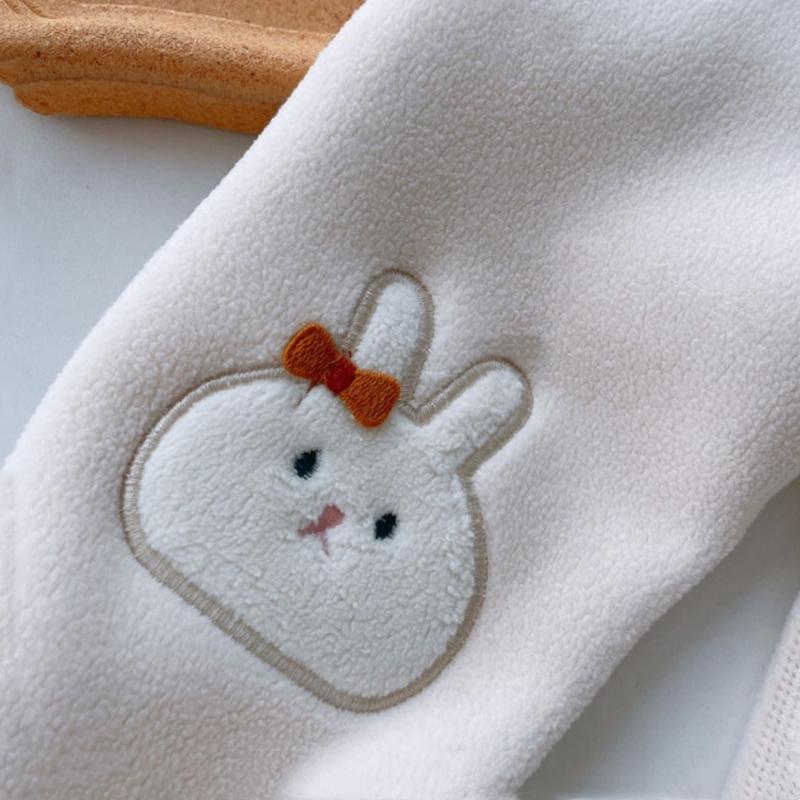 Брюки для девочек Новые зимние леггинсы из овечьей шерсти для детей Утепленные детские брюки Плюс бархатные штаны для малышей Детские колготки