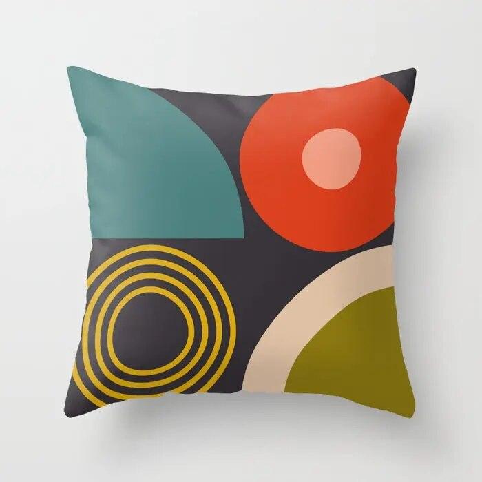 Спальня Гостиная Декор абстрактный узор диван подушки наволочки дома