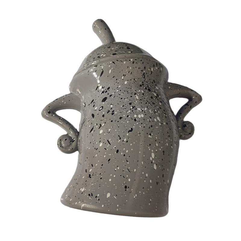 Canister With Attitude, Cute Sassy Storage Canister, Fun Ceramic Desktop Ornaments, Food Storage Jar With Airtight Lid