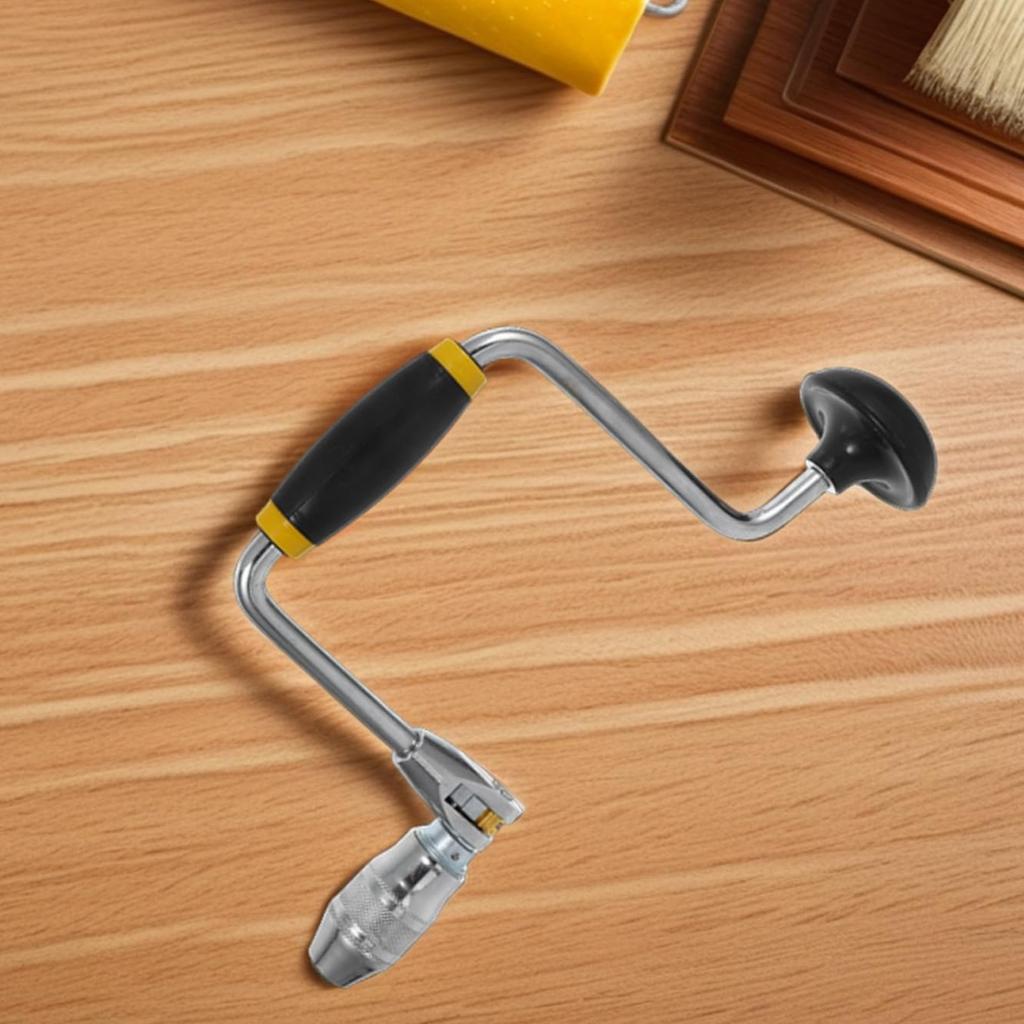 Ручная дрель с удобной нескользящей рукояткой, простая в использовании, ручной пуансон, портативный инструмент для дерева, металла и стекловолокна