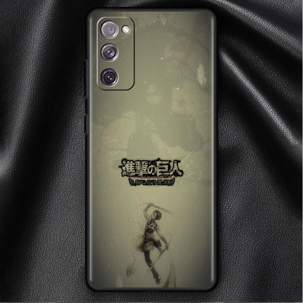 Чехол для Samsung Galaxy S20 FE S22 Ultra S21 Plus, роскошный мягкий чехол для телефона S10 S9 S8 S10e S7, силиконовый чехол «Атака титанов»