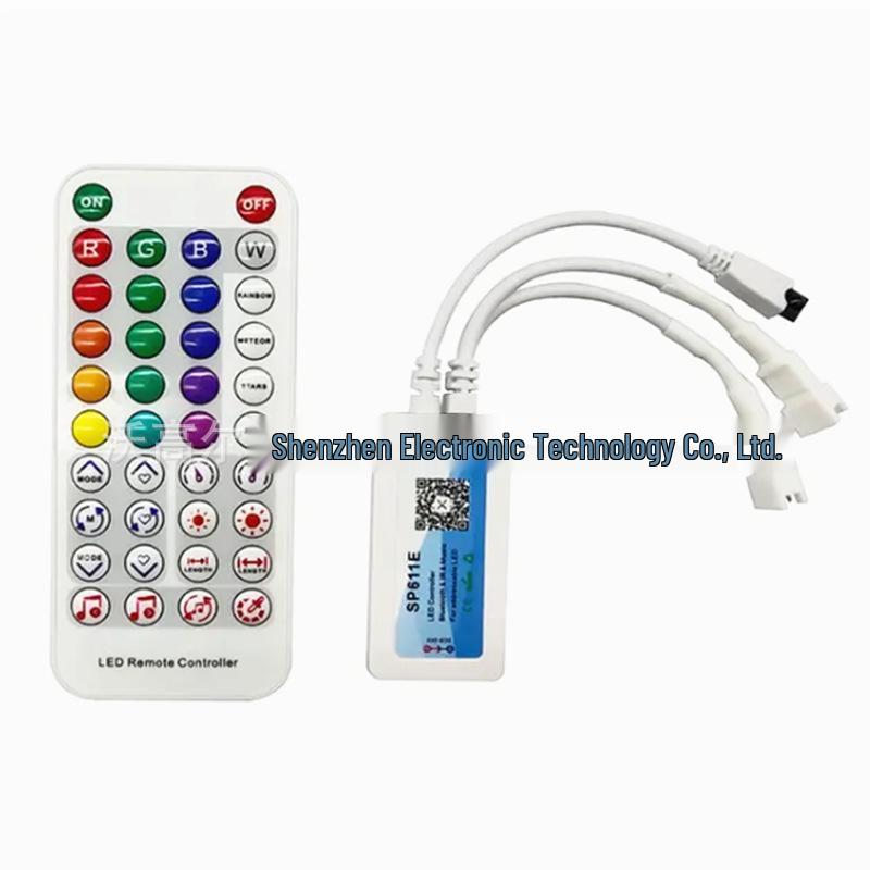 Bluetooth LED-контроллер SP611E с функцией Dream Color и ИК-пультом на 38 клавиш