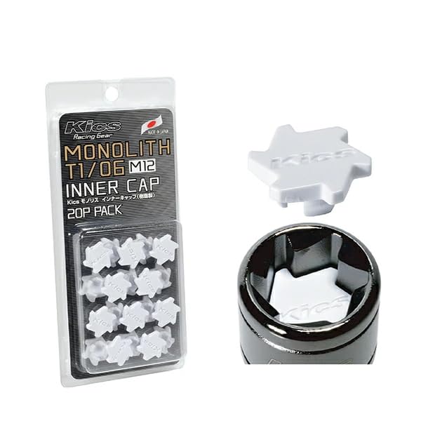 Kyoei Sangyo Monolith T1/06 Внутренняя крышка M12 Смола Белый CMF1W