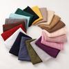 Women Modal Scarf Fashion Cotton Texture Green Red Purple Simple Solid Color Blue Khaki Scarf Long Muslim African Shawl Plain Soft Headscarf Tie