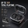 Наушники с костной проводимостью, Bluetooth 5.3, 36 часов воспроизведения, светодиодный дисплей, CVC8.0 для звонков, сенсорное управление, Type-C, IPX6