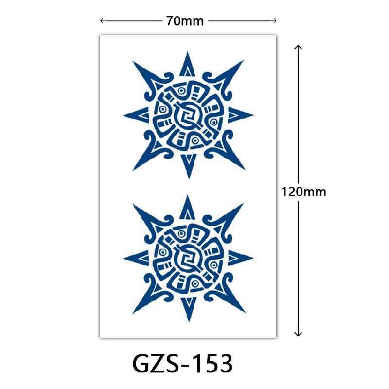Травяная тату-наклейка, Тату-наклейка соком на тыльную сторону руки, Полуперманентная тату-наклейка, Водостойкая тату
