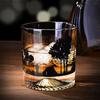 300ml 10.3oz High End Whiskey Glass Silhouette Pattern Glass Cup Household Creative Wine Glass Personalized Cocktail Brandy Cups