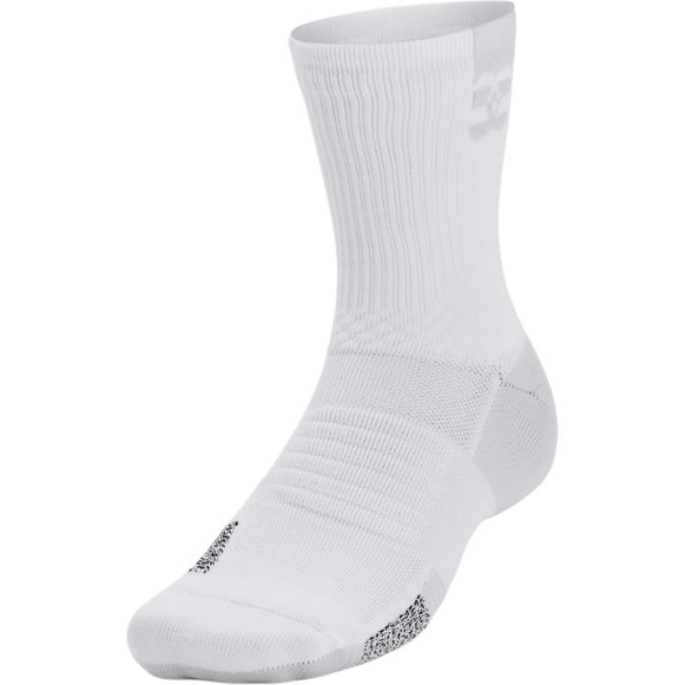 Under Armour Носки Playmaker Crew Унисекс Белые 1376229-100