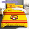 Barcelona SC Pattern Bedding Set Quilt Cover Pillowcase Home Decor Gift (1 * duvet cover + 2 * pillowcase, without core)