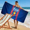 FCSB Print Beach Towel, Large Soft Quick Dry Towel for Beach Camping Swimming