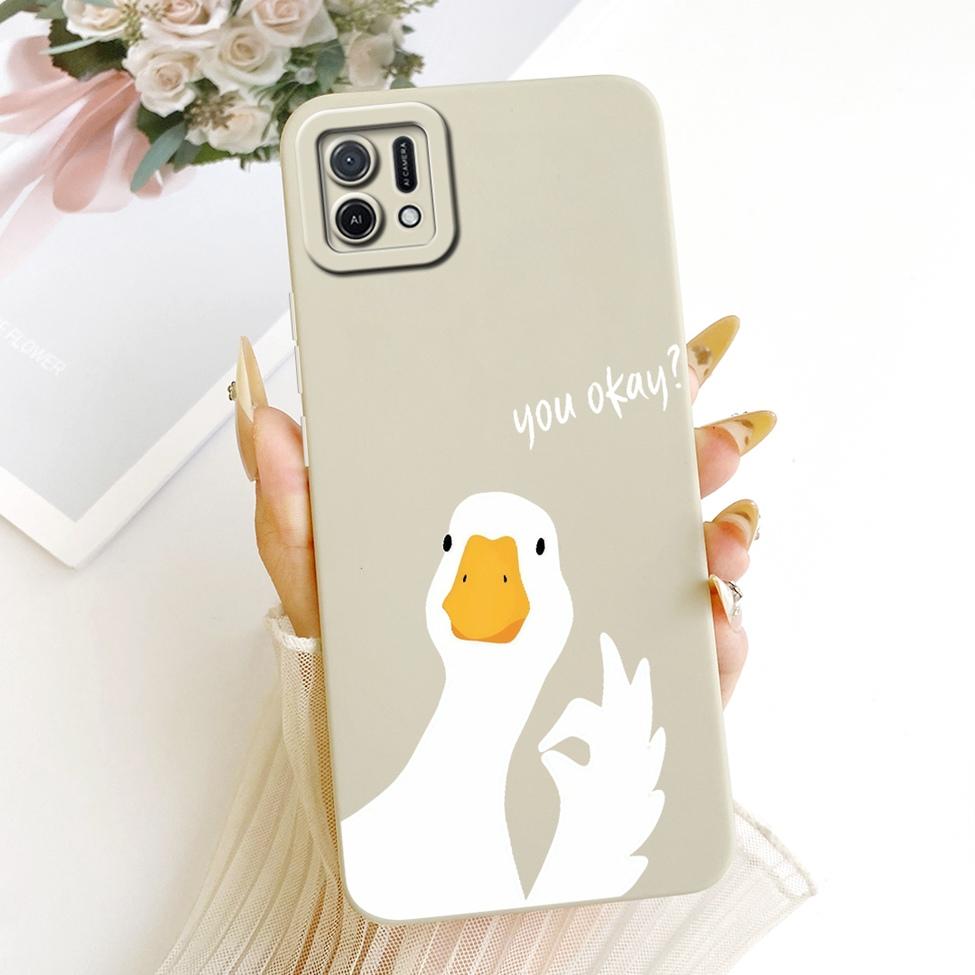 Для Oppo A16k CPH2421 Чехол Для Oppo A16e CPH2421 Чехол Модный Мультяшный Милый Смешной Расписной Силиконовый Чехол Для Телефона