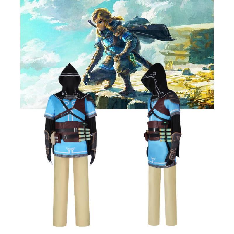 Костюм для косплея Линка из The Legend Of Zelda Tears Of The Kingdom из полиэстера