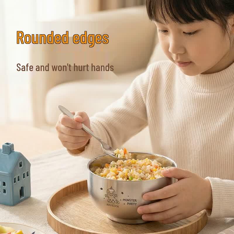 Mei Chu 316L Нержавеющая сталь Изолированная детская миска Ditto