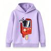 Kids Boys Girls 100% Cotton Crew Neck Short Sleeve T-Shirt, Funny Retro Gameboy Popsicle Let's have Fun Print Casual Summer Soft Breathable Tee Tops f