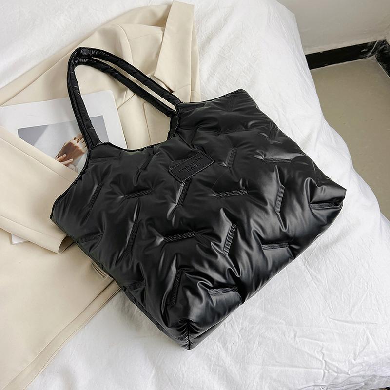 Large Capacity Bag Women's Tote Bag Lightweight Cotton Shoulder Bag Handbag