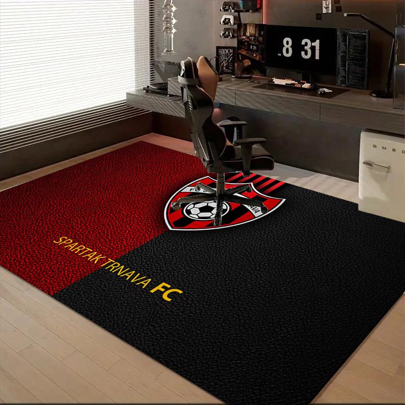 1PC FC Spartak Trnava Rug Game Carpet, Floor Mat for Bedroom Living Room Entryway Rug, Home Decor Idea Gift for Christmas birthday